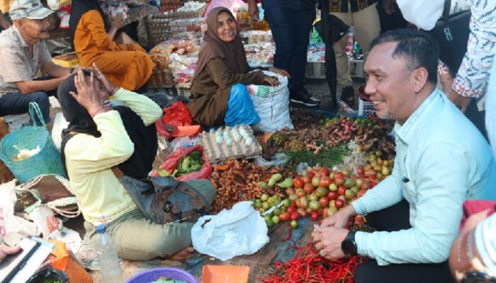 Jelang Bulan Ramadan, Sekda Tapsel Sofyan Adil Sidak Ke Pasar Sipirok