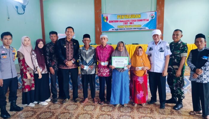Pekon Talangpadang  Salurkan BLT-DD Tahap I Tahun 2025