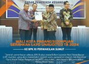 Wali Kota Padangsidimpuan Serahkan LKPD Unaudited TA 2024 ke BPK RI Perwakilan Sumut