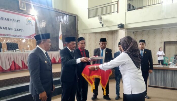 DPRD SBB Gelar Paripurna LKPJ Bupati 2024