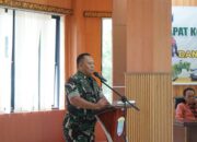 Dandim 0402/OKI Hadiri Rapat Koordinasi OPLA Cetak Sawah Rakyat Dan Sosialisasi Brigade Pangan Tahun 2025
