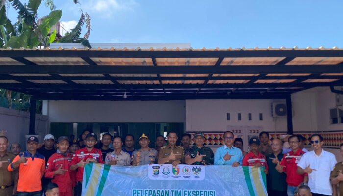 Wabup Lepas Tim Kolaborasi Perbaikan Jembatan Tampangmuda