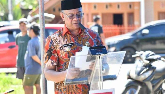 Bupati Oskar Hadiri Sekaligus Letakan Batu Pertama Pembangunan Boki Silagondo