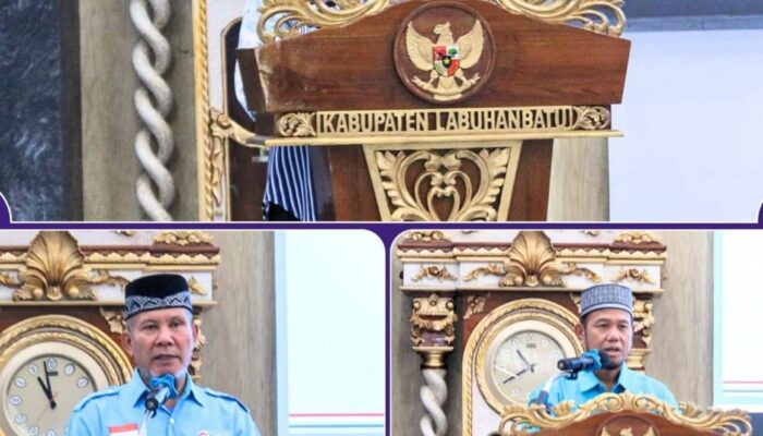 Mewakili Bupati Labuhan batu Kadis Capil Maznil Khairi SE Hadiri Pelantikan Pengurus DPD Partai Gelora Labuhan Batu