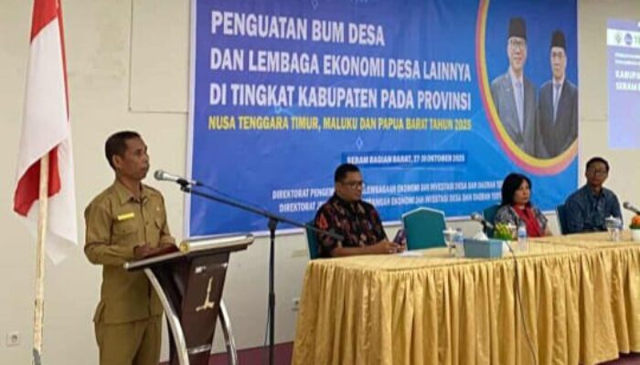 Staf Ahli Bupati SBB Buka Penguatan Bumdes dan Lembaga Ekonomi