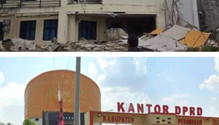 Keterbatasan Anggaran Jadi Alasan Kerusakan Gedung DPRD Pesawaran Belum Di Benahi