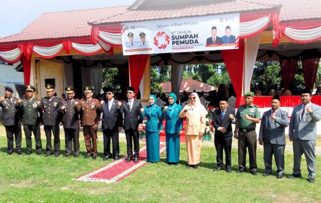 KaKanKemenag Tapsel Hadiri Upacara Hari Sumpah Pemuda di Lapangan Sarasi Kecamatan Batang Angkola