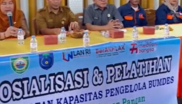 Kegiatan Sosialisasi & Pelatihan Peningkatan Kapasitas Pengelola BUMdes Unit Usaha Ketahanan Pangan di Desa Ulak Jermun