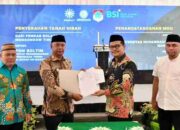 Bupati Oskar Manoppo Serahkan Hibah Tanah di Hadapan Menteri Abdul Mu’ti