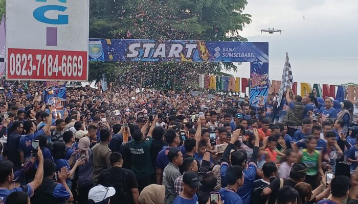 Ribuan Peserta Ikuti Run D’Ranau dan di Hibur Oleh Republik