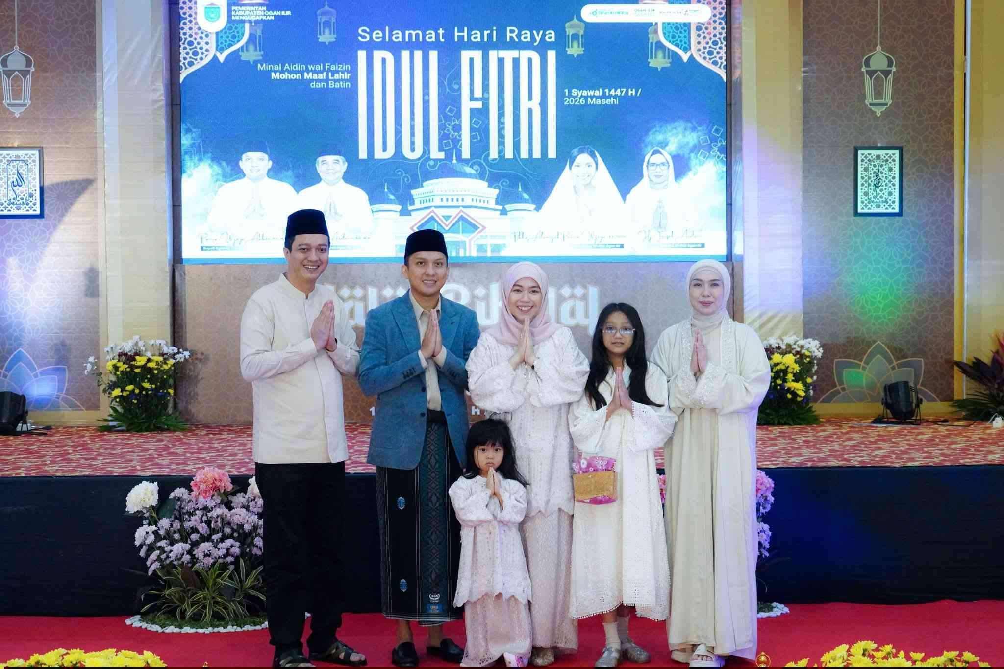 pimpinan dan anggota dprd ogan ilir hadiri halal bihalal idul fitri 1446 h bupati ogan ilir