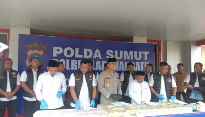 Satres Narkoba Polres Labuhanbatu Gagalkan Peredaran 30 Kg Sabu dan 30 Ribu Butir Ekstasi, Dua Kurir Internasional Diamankan