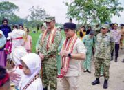 Pangdam XXI/Raden Inten Resmikan Jembatan Gantung Garuda Tahap II di Pringsewu, Hubungkan Dua Kecamatan Strategis
