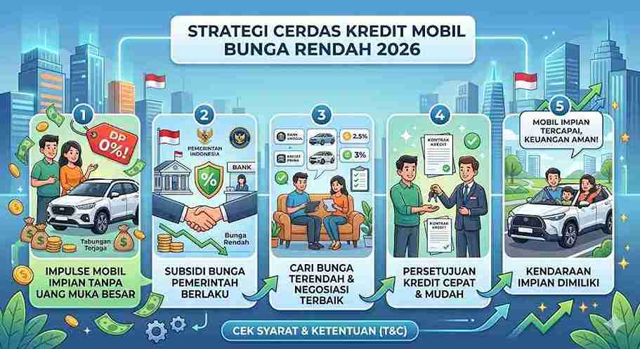 kredit mobil bunga rendah, DP 0% mobil 2026, subsidi bunga pemerintah, pembiayaan kendaraan, suku bunga kredit mobil, leasing mobil murah, cicilan mobil ringan