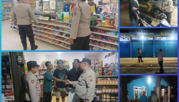 Ka SPK A Polsek Rambang Pimpin Kegiatan Rutin Yang Ditingkatkan dan Patroli Malam, Jaga Kamtibmas Tetap Kondusif