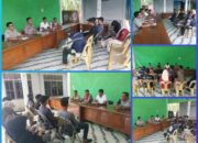 Kapolsek Rambang Bersama Ketua BPP Kecamatan Rambang Giat Sambang dan Sosialisasi ke Kelompok Tani di Kantor Desa Sugih Waras Barat