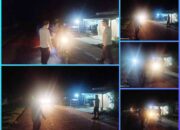 Cegah Tindak Pidana, Polsek Rambang Polres Muara Enim Gelar Razia 21 KRYD di Malam Hari