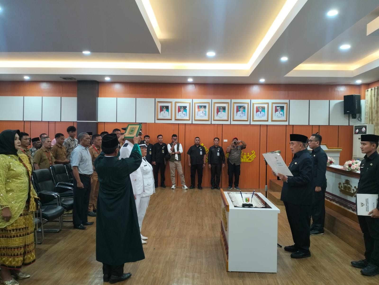 Bupati Tanggamus Lantik Dua Kepala Pekon Baru
