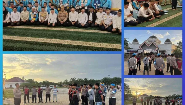 Amankan Pelepasan Jemaah Haji Ogan Ilir, Polres OI dan Polsek Indralaya Pastikan Rangkaian Kegiatan Berjalan Lancar