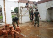 Genjot Pembangunan Musholla, Satgas TMMD Kodim 0402 OKI Tunjukkan Kepedulian
