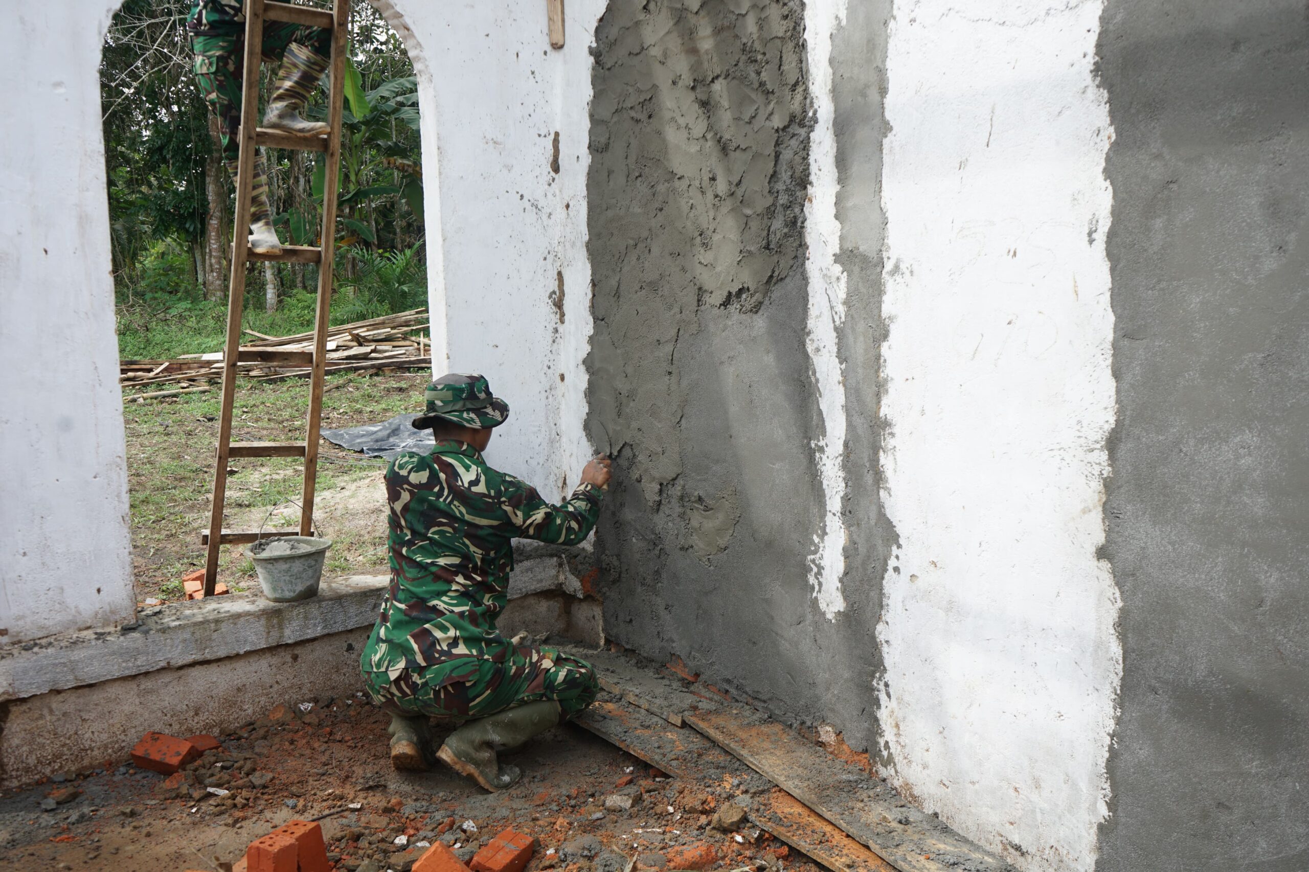 Langkah Nyata TMMD untuk Rumah Ibadah Warga