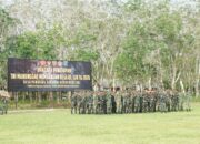 Tenda Berdiri Kokoh, Personel Mulai Bersiaga, TMMD Ke-128 Kodim Siap Ditutup Besok di Desa Pematang Sukatani