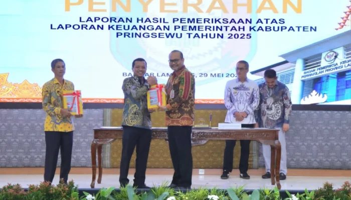 Membanggakan, Kabupaten Pringsewu Kembali Raih Opini WTP Ke-11