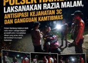 Polsek Rambang Laksanakan Razia Malam, Antisipasi Kejahatan 3C dan Gangguan Kamtibmas