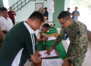 Kodim 0402 OKI-OI Laksanakan Penandatanganan Pakta Integritas Pencegahan dan Penanggulangan Karhutla