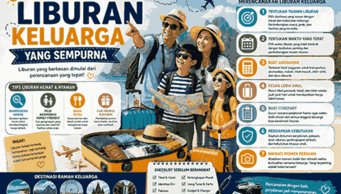 Cara Merencanakan Liburan Keluarga yang Sempurna