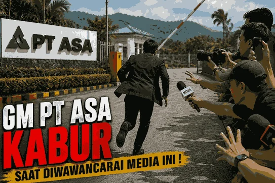 GM PT ASA Kabur Saat Diwawancarai Media ini !