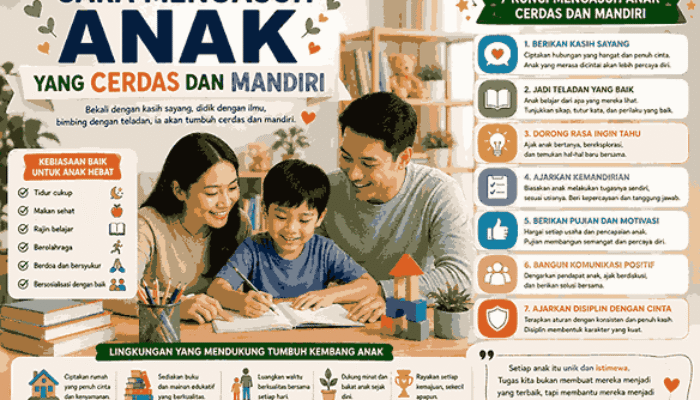 Cara Mengasuh Anak yang Cerdas dan Mandiri