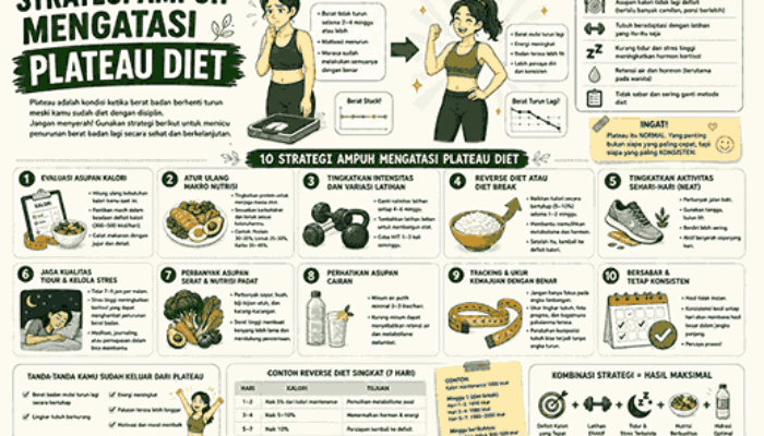 Strategi Ampuh Mengatasi Plateau Diet