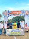 Ketua Fraksi Golkar DPRD Psp H. Purnadi, SE Hadiri Laga Semi Final Turnamen Naposo Cup 1 Simirik