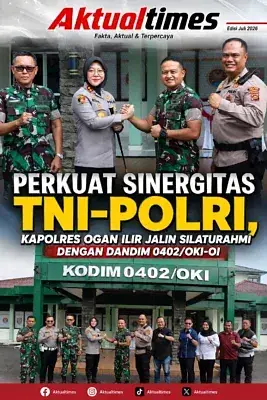 Perkuat Sinergi TNI-Polri, Kapolres Ogan Ilir Jalin Silaturahmi dengan Dandim 0402/OKI-OI