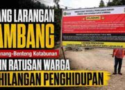 Plang Larangan Tambang di Panang-Benteng Kotabunan Bikin Ratusan Warga Kehilangan Penghidupan