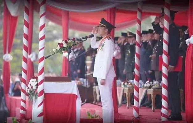 Bupati Ogan Ilir Pimpin Upacara HUT ke-81 RI, Bacakan Sambutan Presiden: Indonesia Berdaulat, Adil, dan Makmur