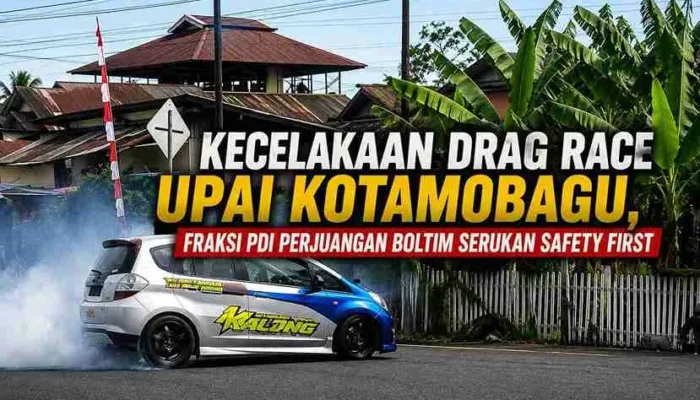Fraksi PDI Perjuangan Boltim Serukan Safety First atas Tragedi Nahas Drag Race Upai