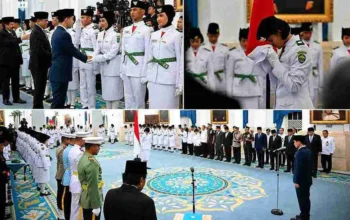 Wapres Gibran Rakabuming Kukuhkan Paskibraka 2026 di Istana Negara