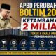 Anggaran Perubahan APBD Boltim 2026 Naik Rp2 Miliar !