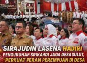 Sirajudin Lasena Hadiri Pengukuhan Srikandi Jaga Desa Sulut, Perkuat Peran Perempuan di Desa