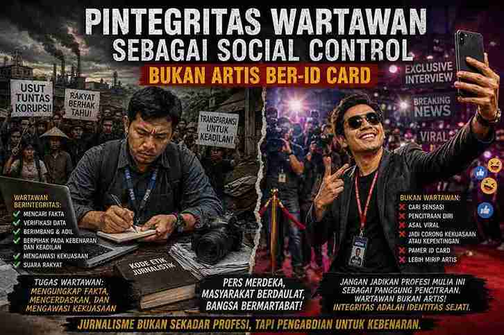 ntegritas Wartawan Sebagai Social Control
