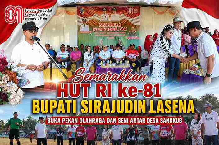 Pekan Olahraga dan Seni Sangkub. HUT RI ke-81 boltara