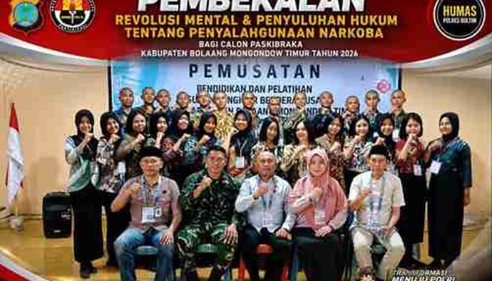 Paskibraka Boltim 2026 Dibekali Revolusi Mental dan Antinarkoba