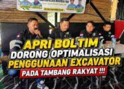APRI Boltim Dorong Dua Excavator Maksimal 20 Ton untuk Tambang Rakyat
