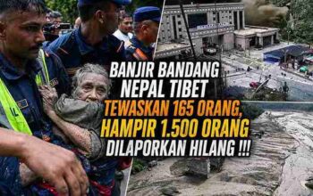 Banjir Bandang Nepal Tibet Tewaskan 165 Orang, Hampir 1.500 Orang hilang
