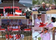 Bupati Sirajudin Lasena Pimpin Upacara HUT ke-81 Kemerdekaan RI di Boroko