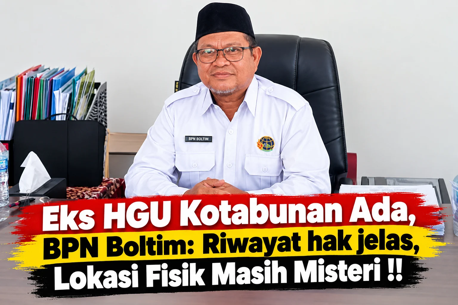 bpn boltim ungkap Eks HGU Kotabunan Ada dan riwayat haknya jelas