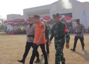 Kasdim 0402 OKI-OI Hadiri Apel dan Gladi Lapangan Kesiapsiagaan Bencana Asap Akibat Karhutla Di Kabupaten Ogan Ilir