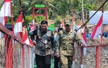peresmian jembatan garuda tanggamus lampung